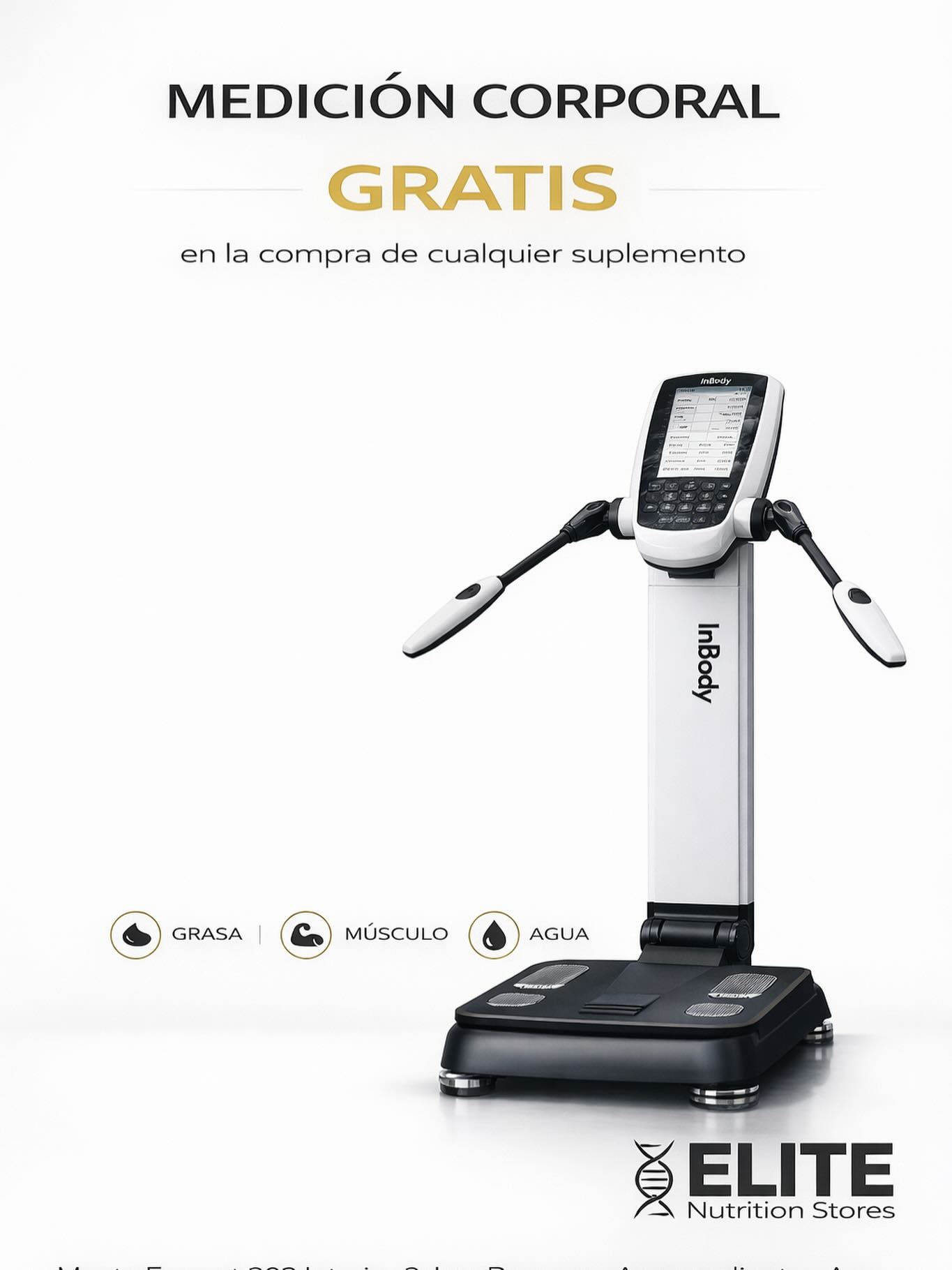 Medición corporal InBody GRATIS