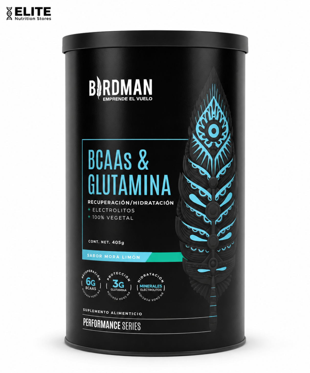 Birdman │ BCAAs + Glutamina │ Mora Limon | 30 serv