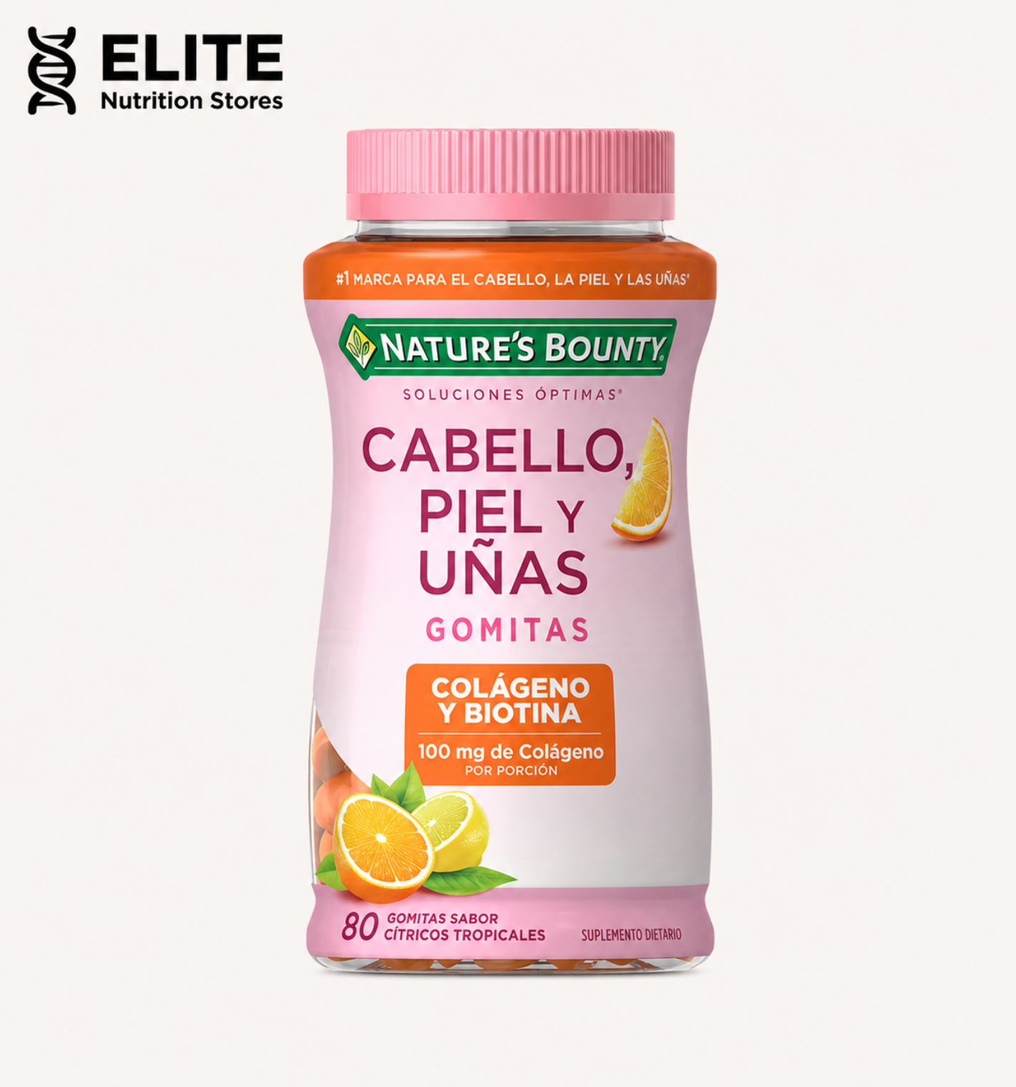 CABELLO, PIEL Y UÑAS | 80 gomitas